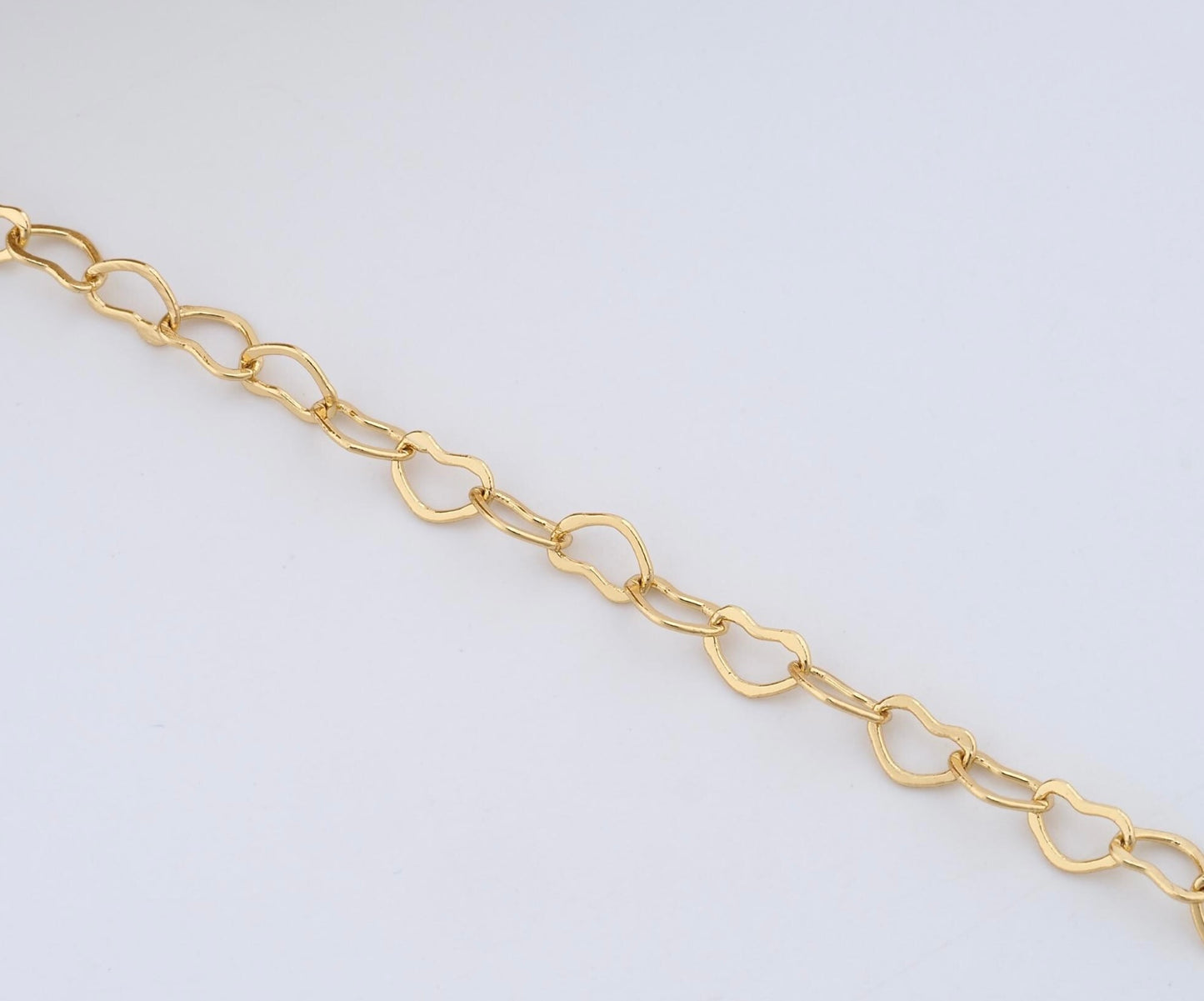 Heart Sailor Chain - Gold Filled - 138GF