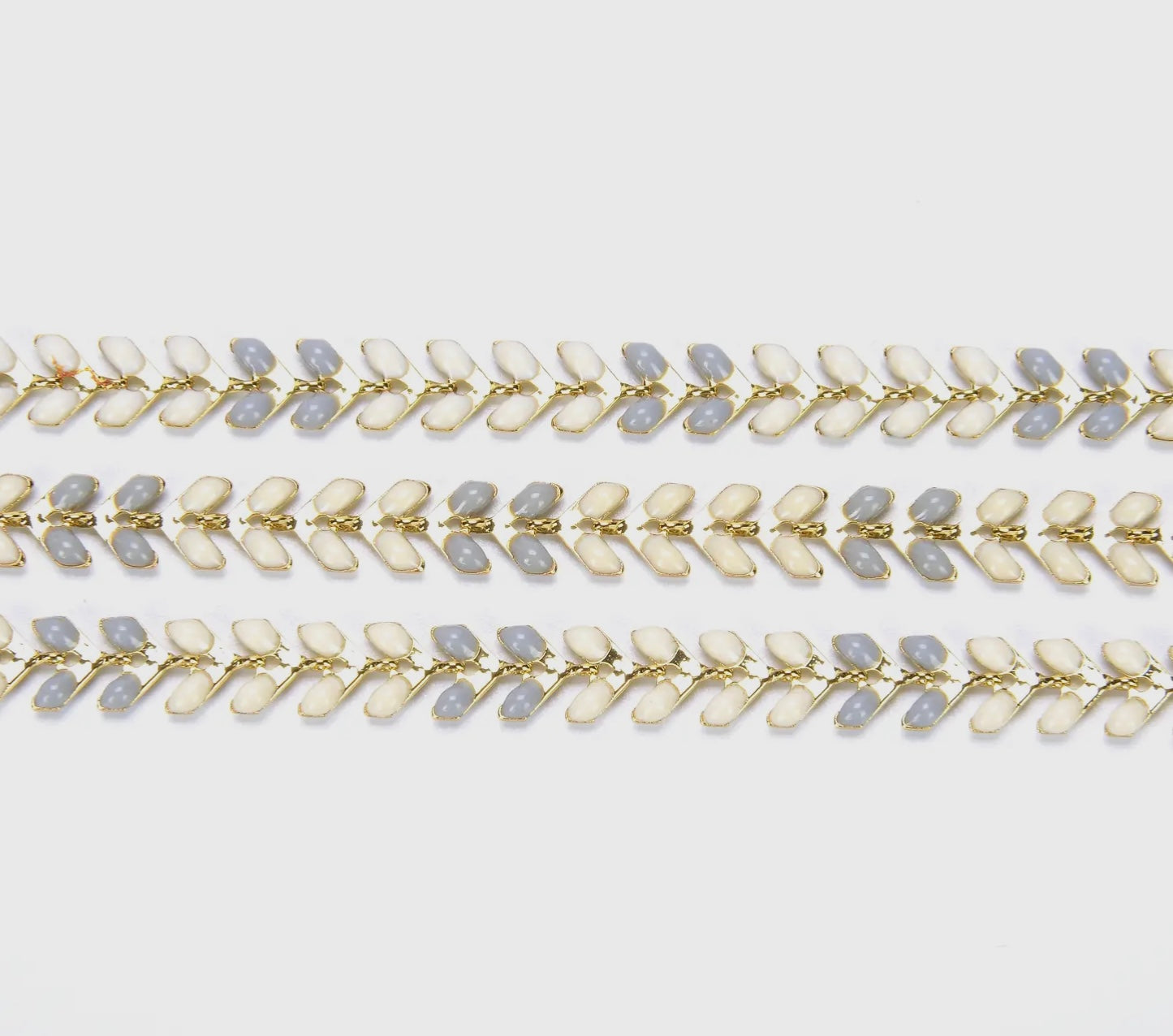 Enamel Chevron Shaped Chain - CH036