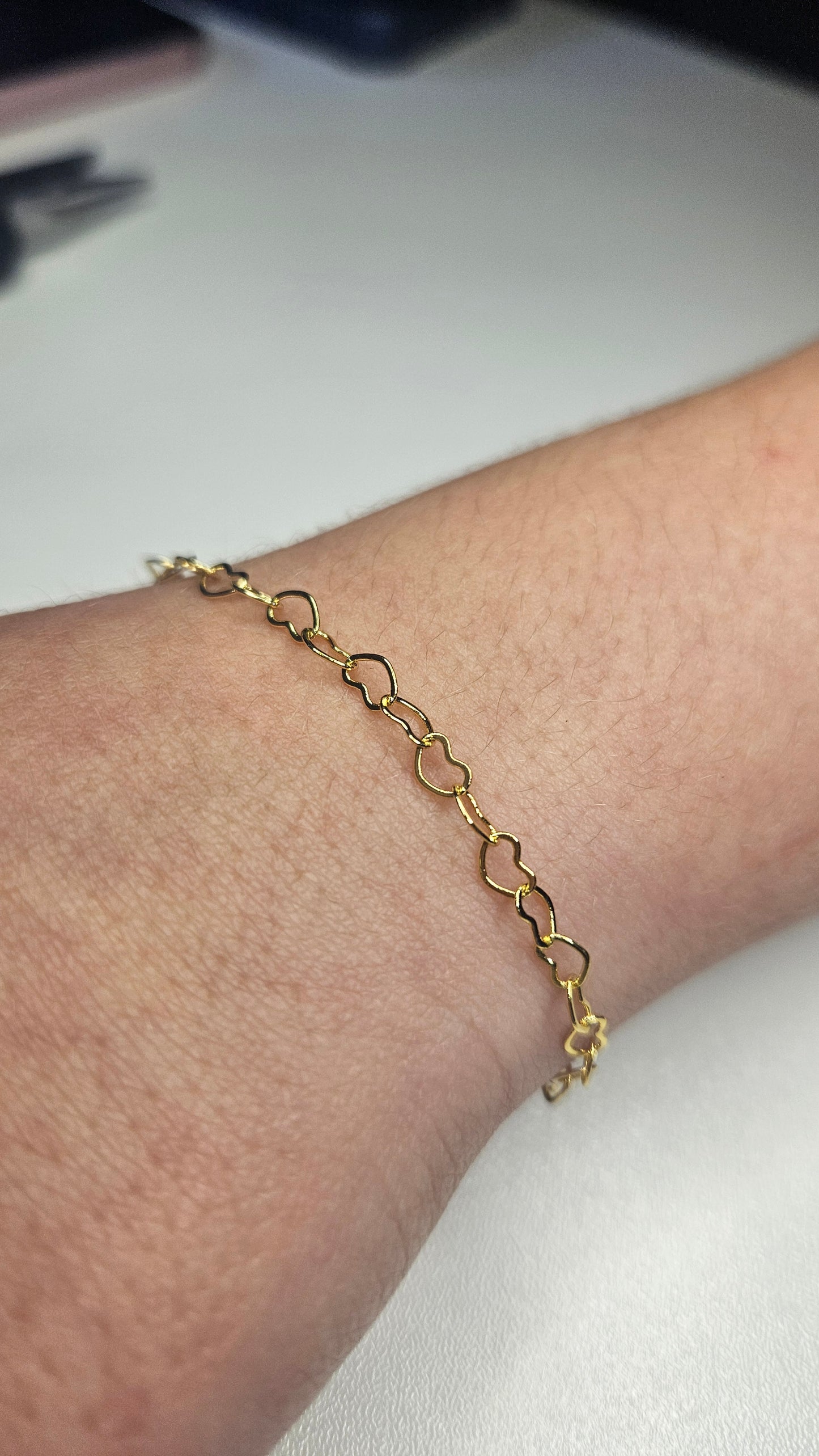 Heart Sailor Chain - Gold Filled - 138GF