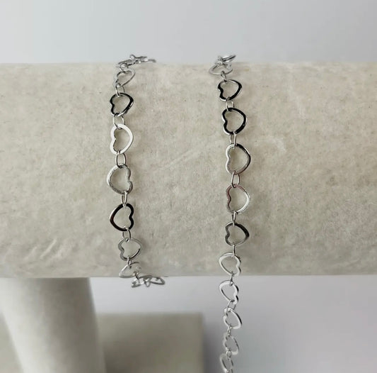 Heart Silver Chain - 313STS