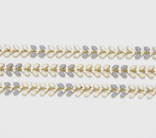Enamel Chevron Shaped Chain - CH036