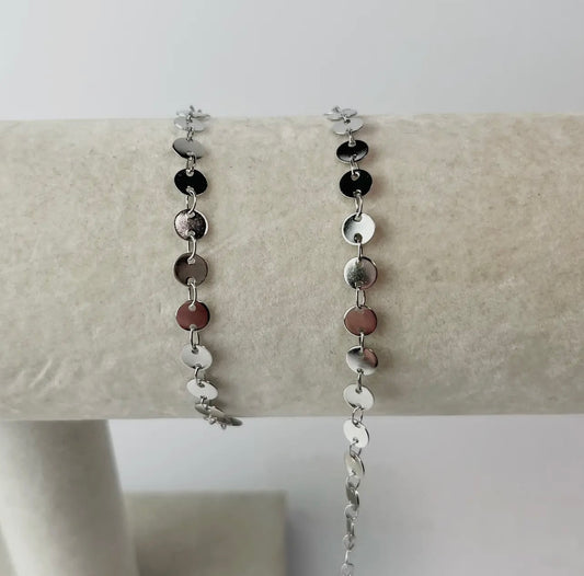 Circle Silver Chain - 227SS