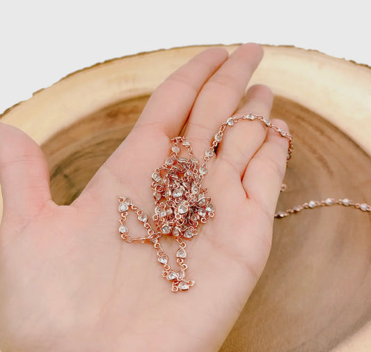 Gold Filled Chain Heart - Rose Gold - CH012